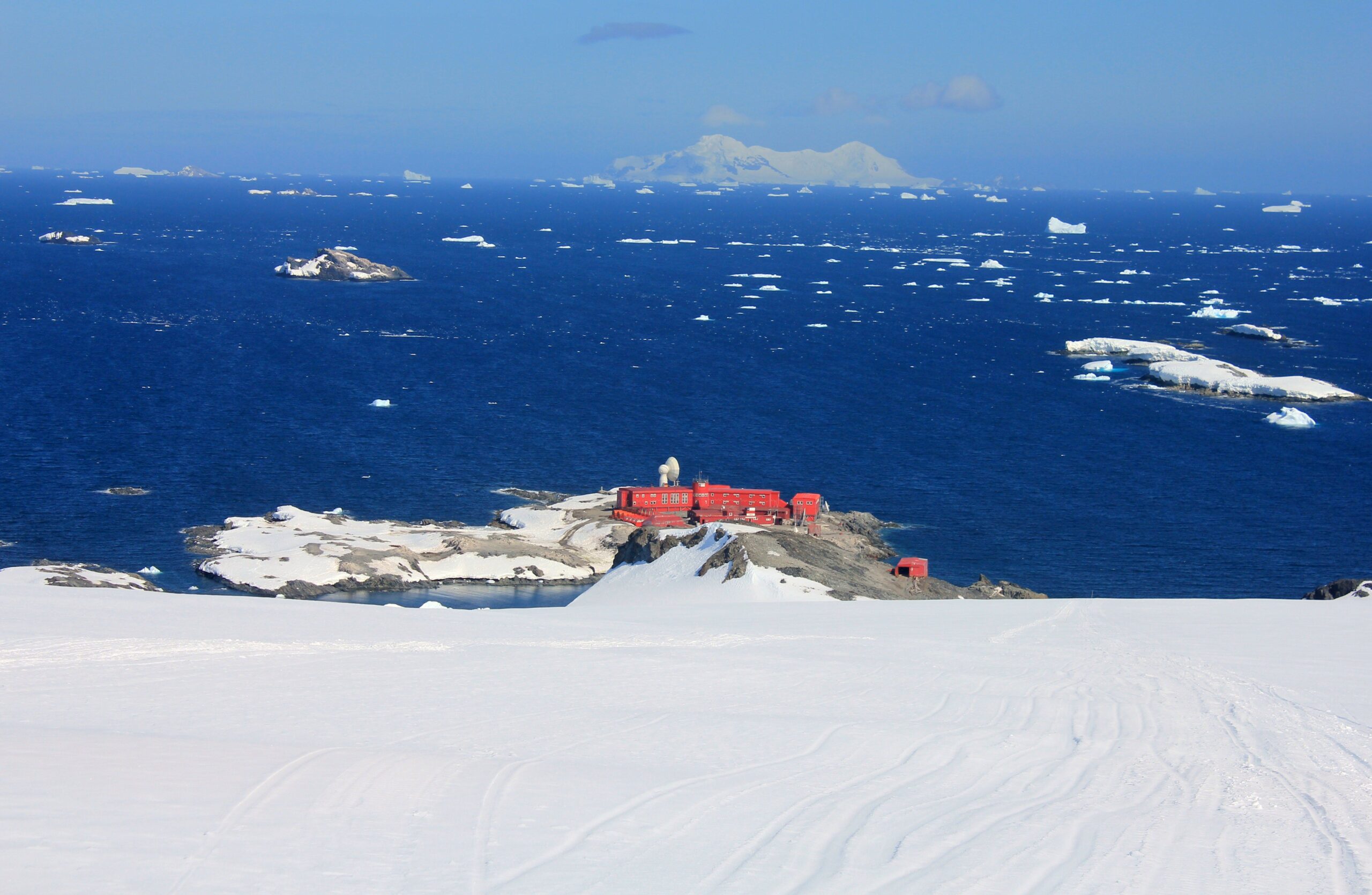 Chilean Base General Bernardo O’Higgins Riquelme on the Antarctic