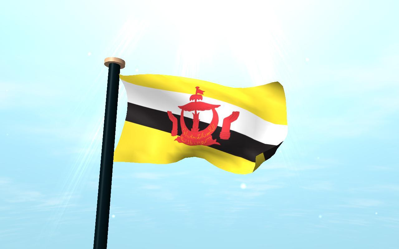 Brunei Darussalam Flag 3D Free for Android