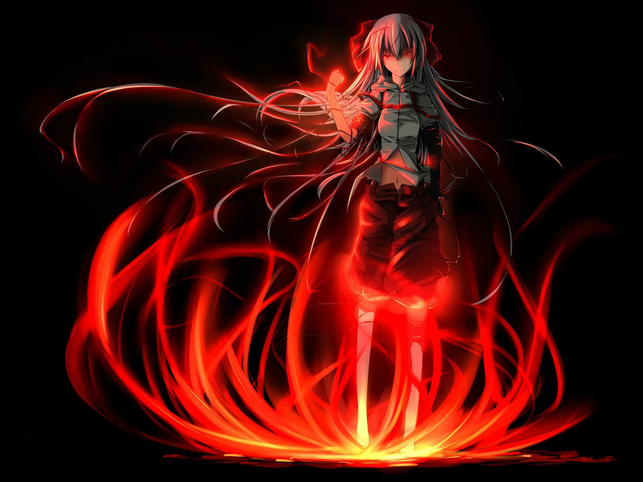 Sad Anime Wallpapers Girl On Fire . Wallpapers 3D For