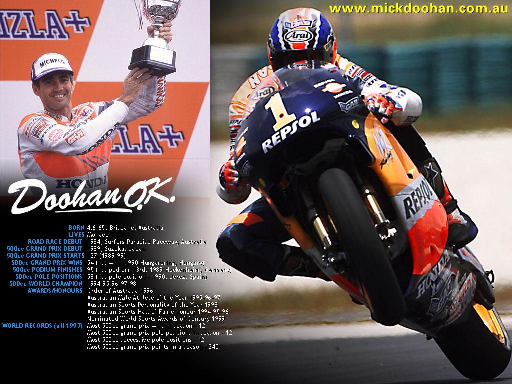 Mick Doohan :: Official Website :: 5 times 500cc MotoGP World