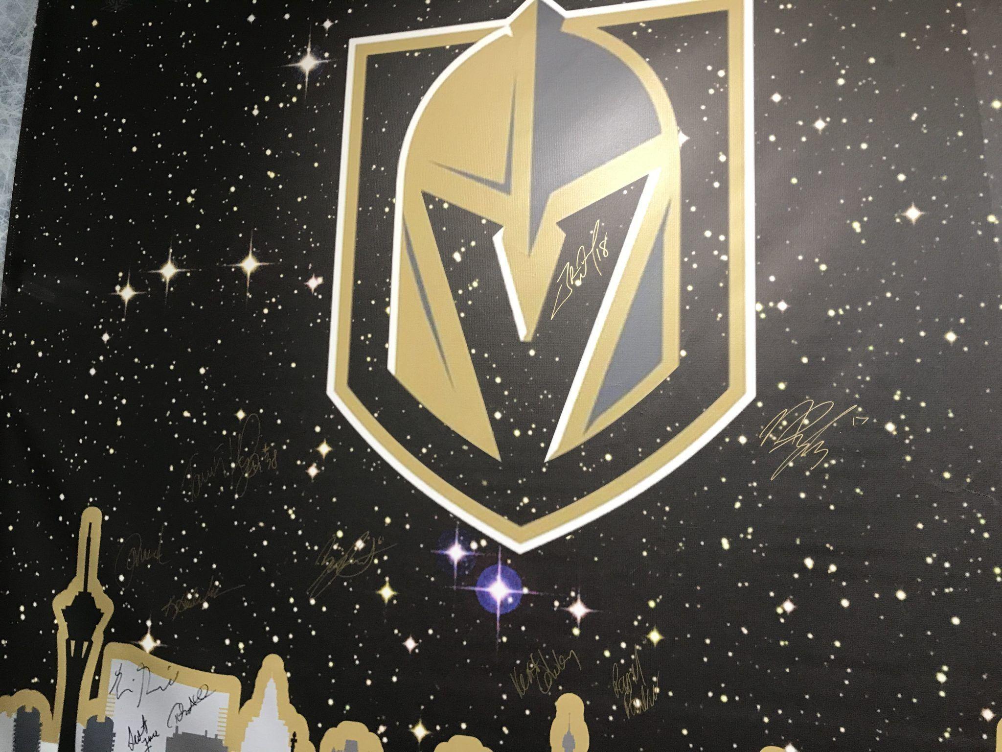 Bid On Signed Vegas Golden Knights Banner For Charity