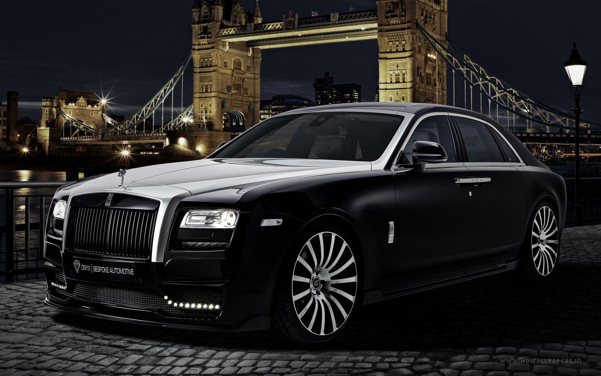 2015 Onyx Rolls Royce Ghost San Mortiz Wallpapers