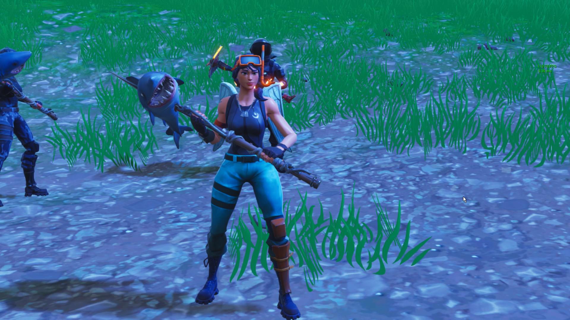 Can someone take a screenshot of them using snorkel ops with wings