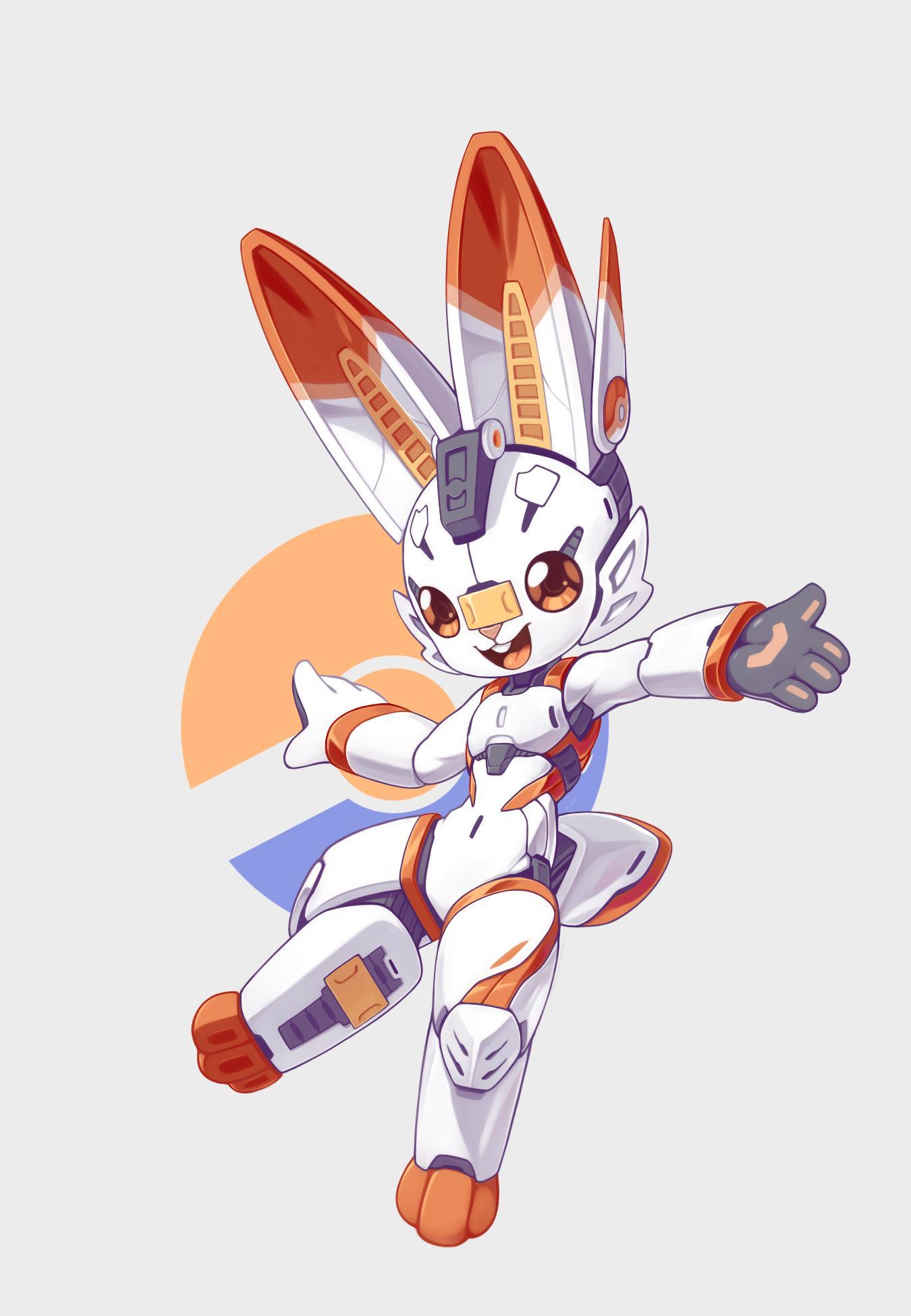 Mecha Scorbunny by lordyan