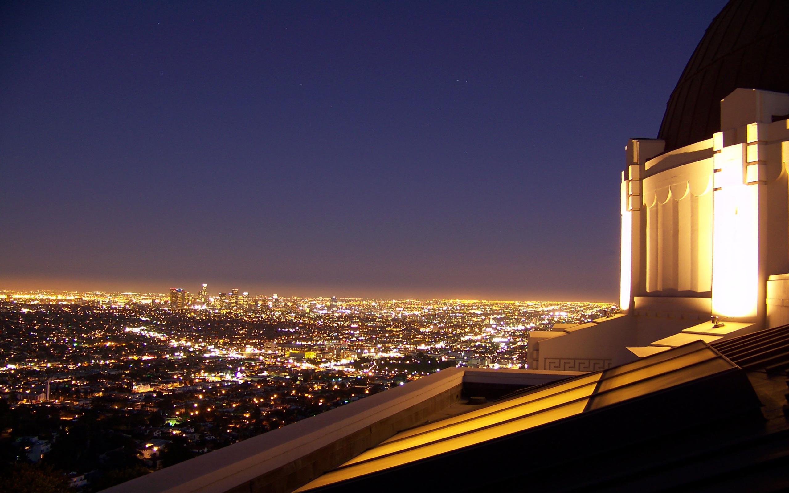 Los Angeles From Griffith Observatory HD desktop wallpapers