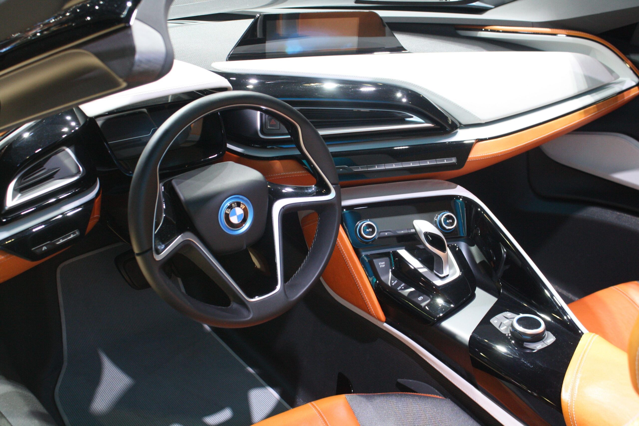 2013 BMW i8 Roadster Concept Interior LA Auto Show