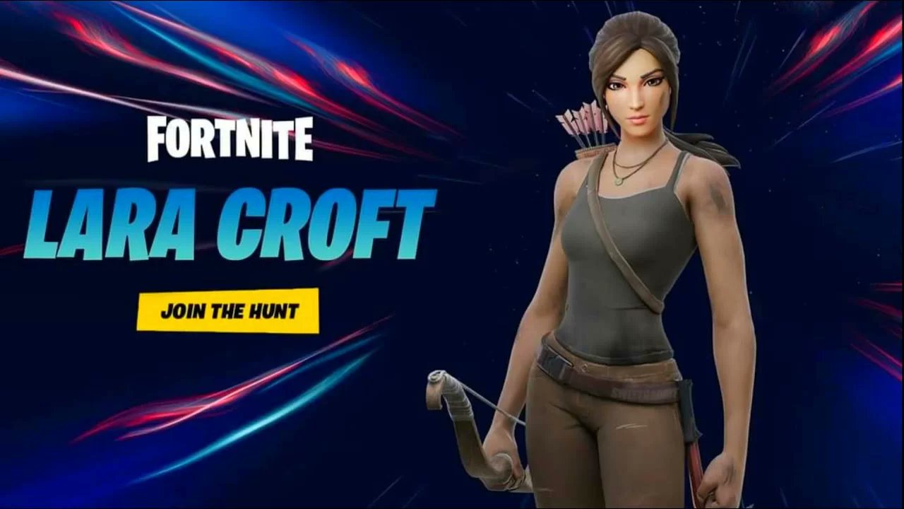 Lara Croft Fortnite wallpapers