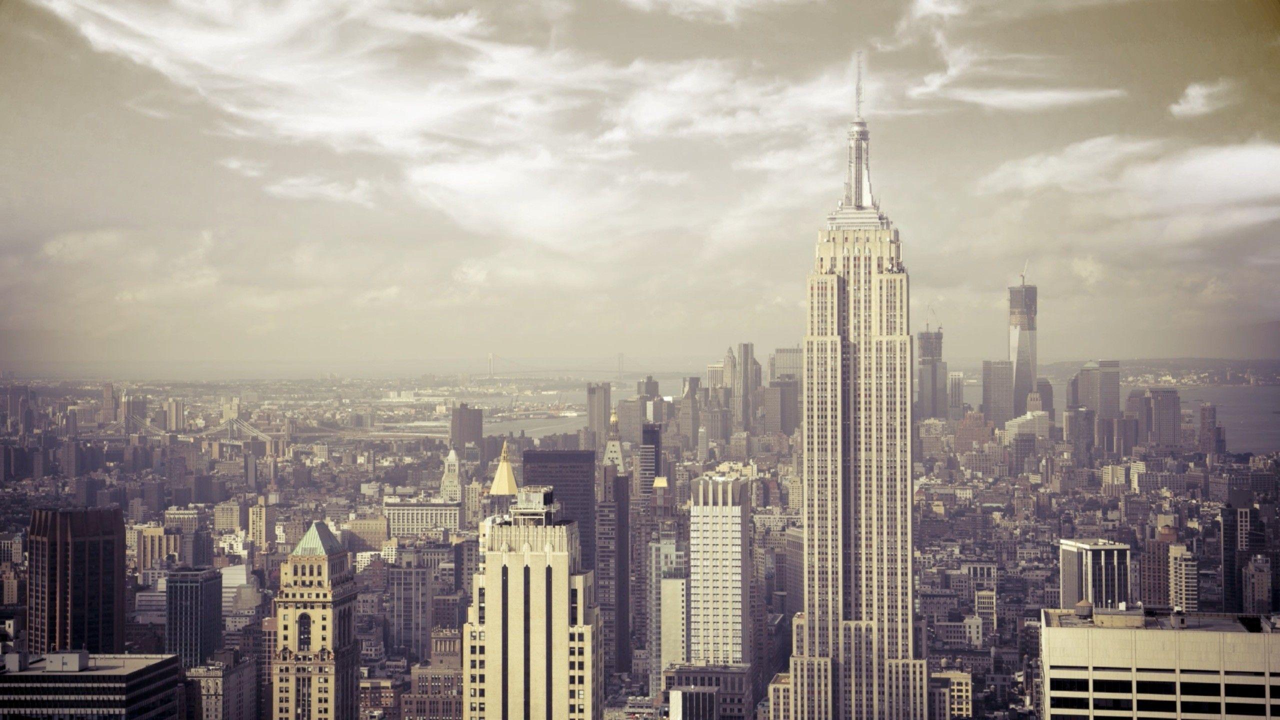 Empire state building manhattan new york city wallpapers