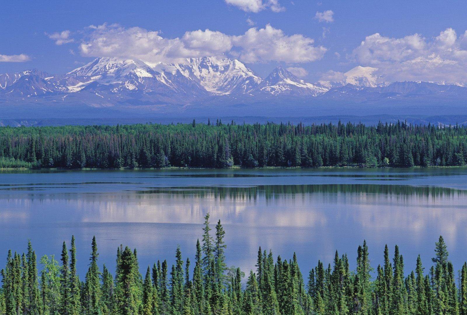 Wrangell Tag wallpapers: Long Lake Wrangell St Elias Borders