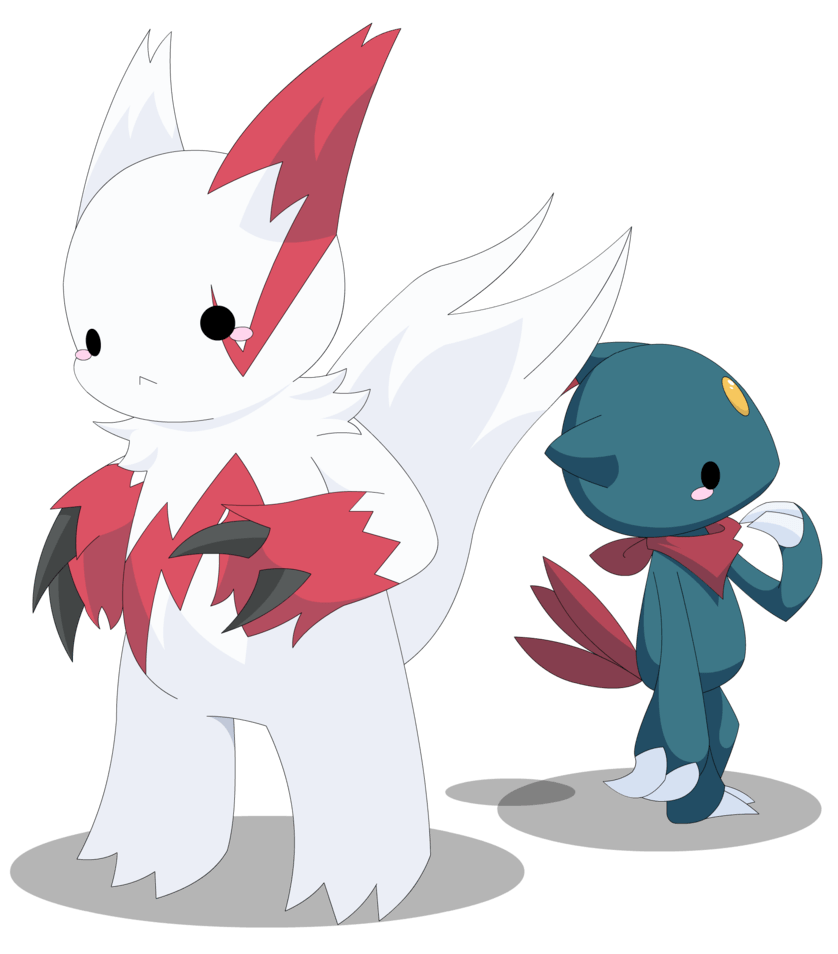 PKMN: Zangoose and Sneasel by Xeohelios