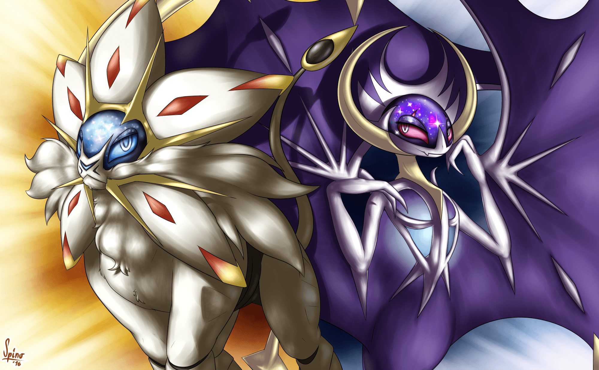 Solgaleo and Lunala HD Wallpapers