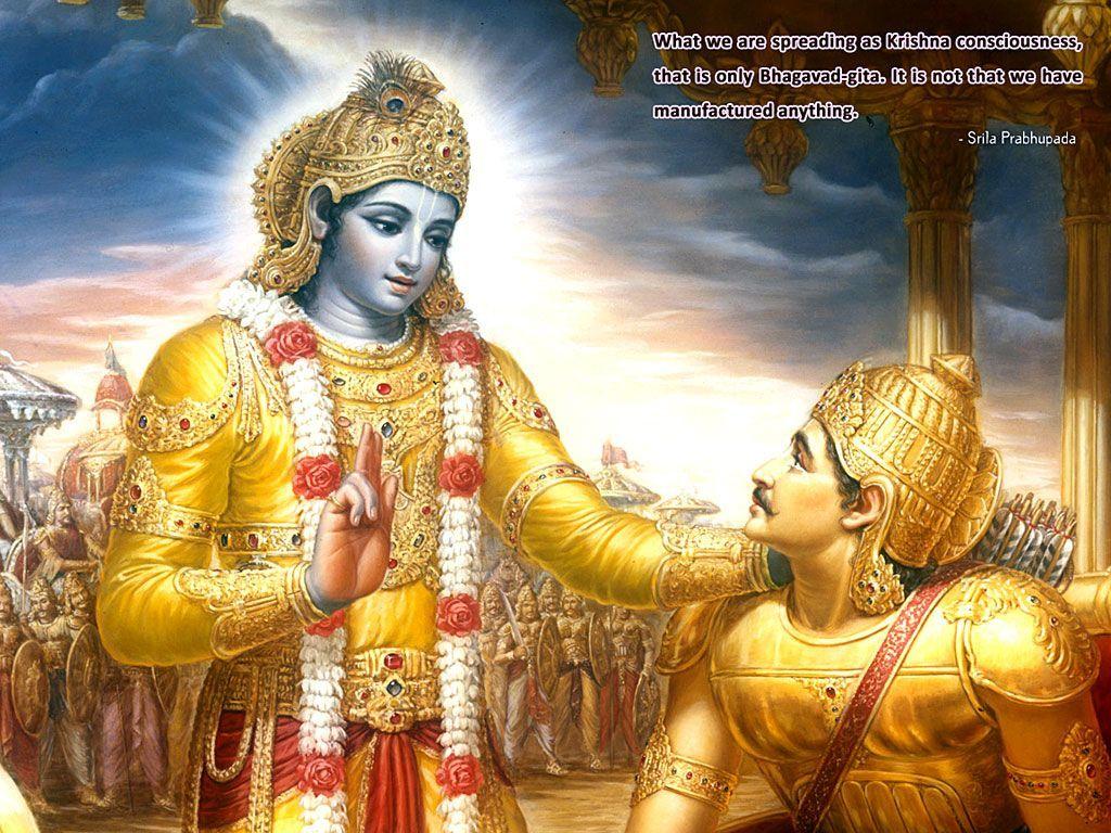 Lord Krishna Arjuna Wallpapers