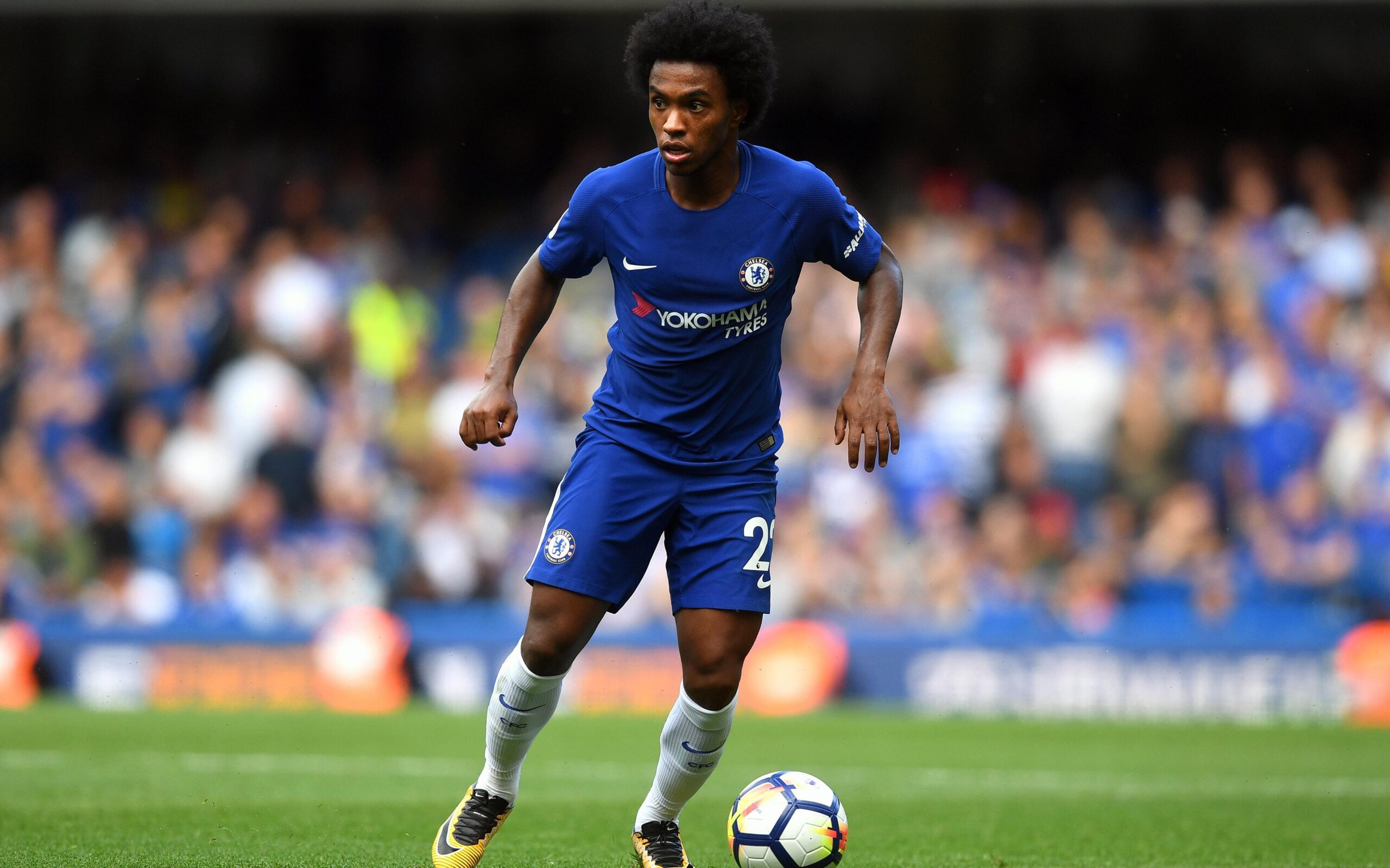 Download wallpapers Willian, 4k, footballers, Chelsea FC, Premier