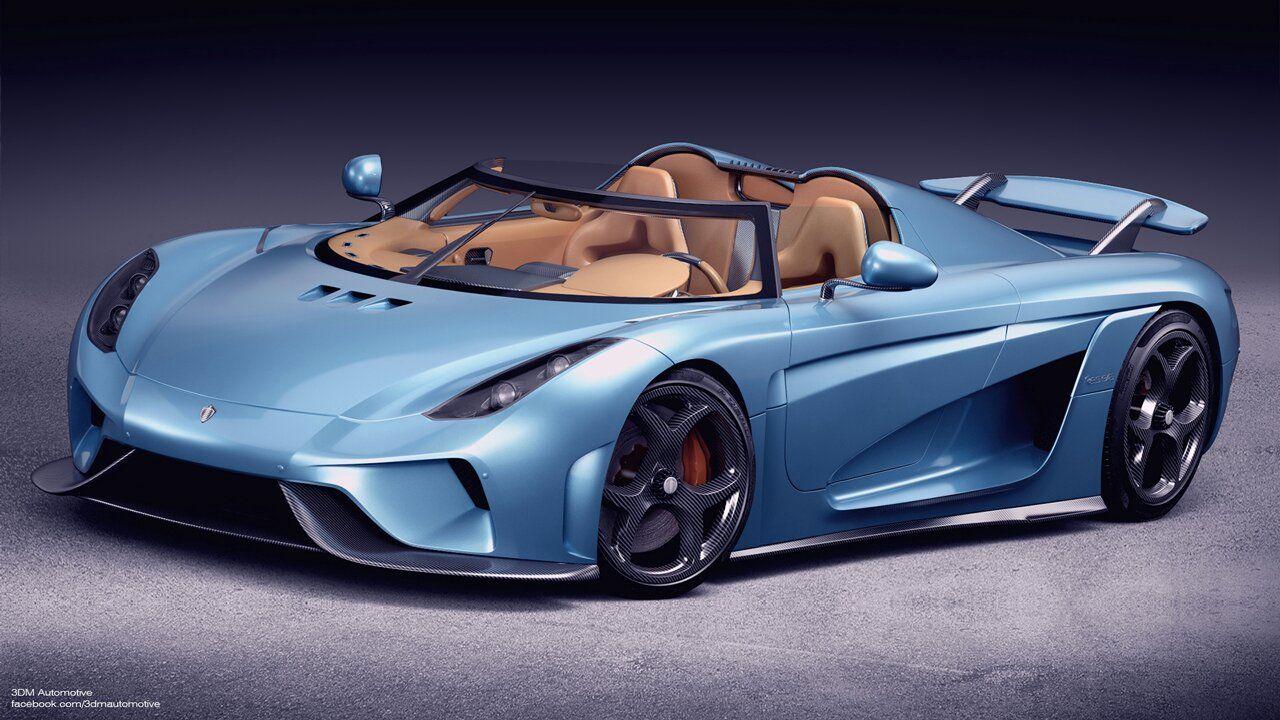 The crazy Koenigsegg Regera. Personal 3D work