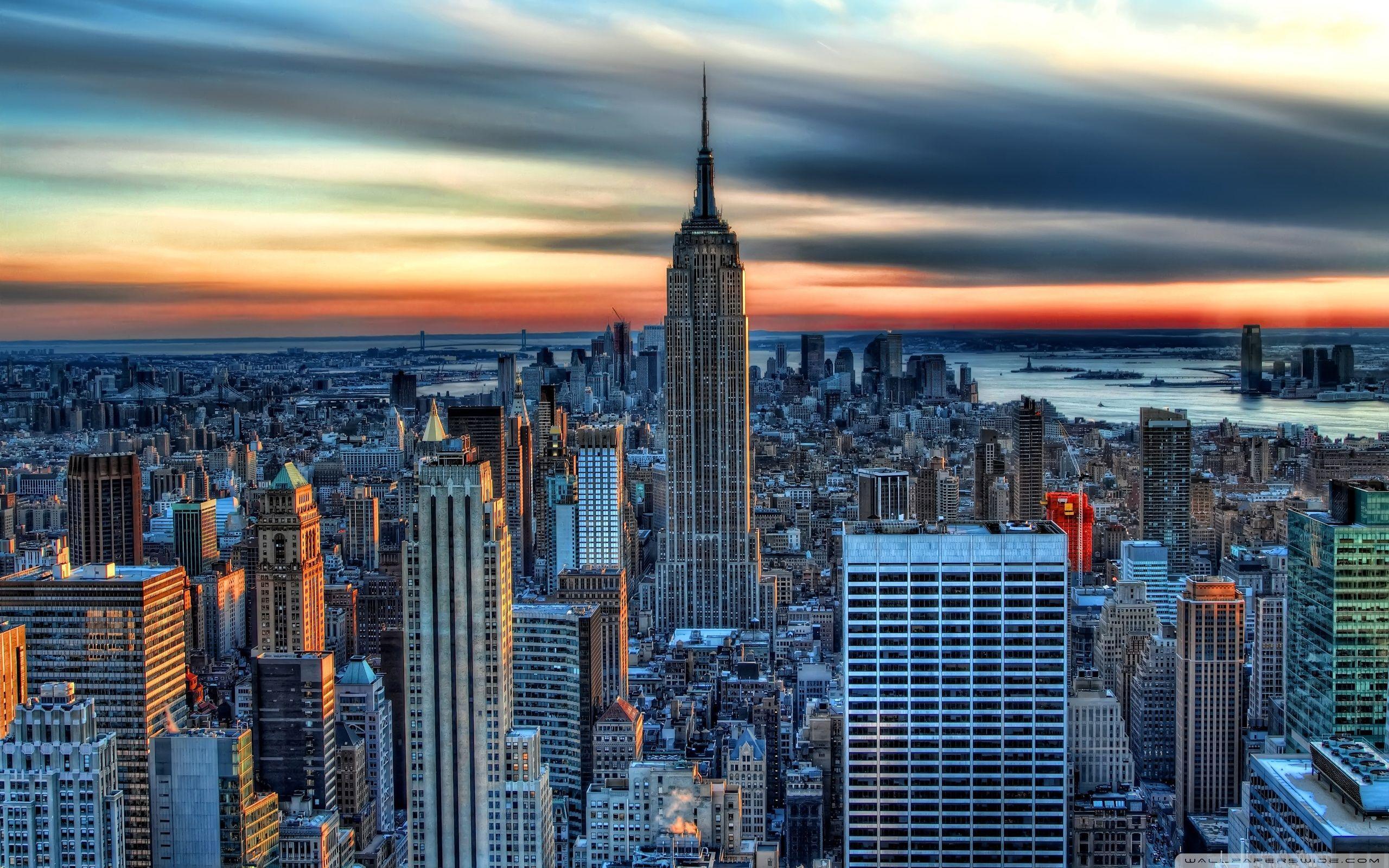 Empire State Building HDR HD desktop wallpapers : High Definition