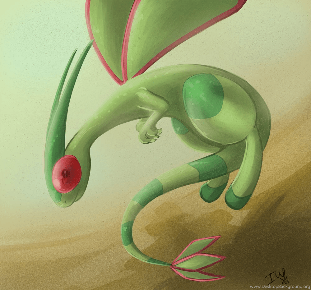 Pokemon Challenge Day 11 :Flygon: By IscaRedspider On DeviantArt