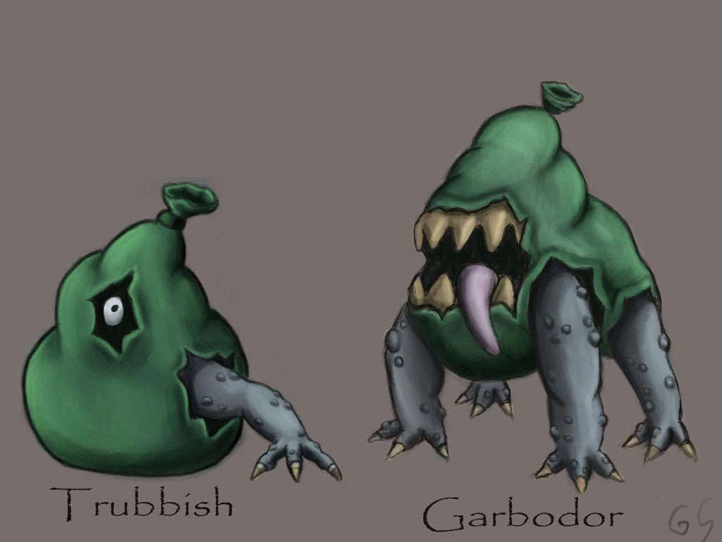 Trubbish and Garbodor Redesign by JosephWorks