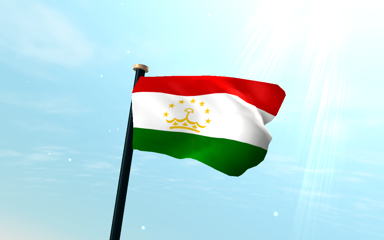 Tajikistan Flag 3D Free