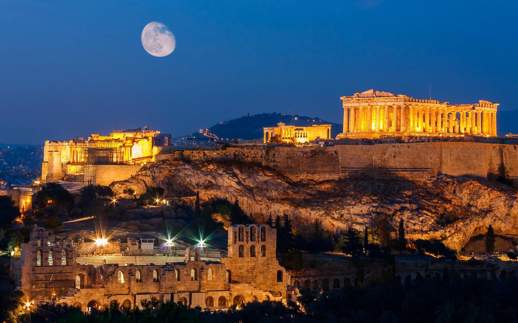 Acropolis Hill, Athens 4K UltraHD Wallpapers