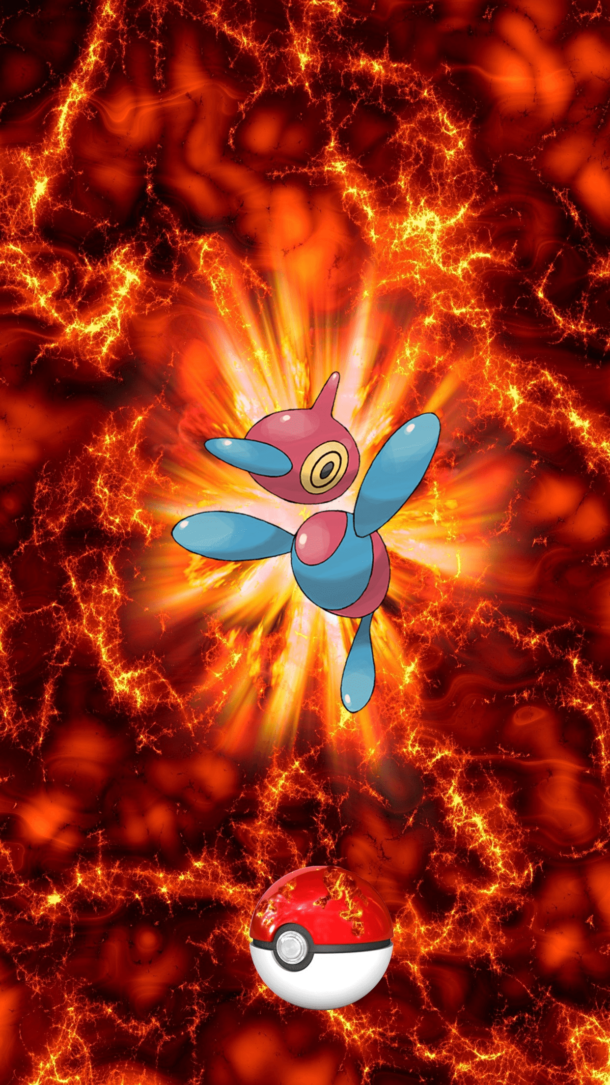 474 Fire Pokeball Porygon