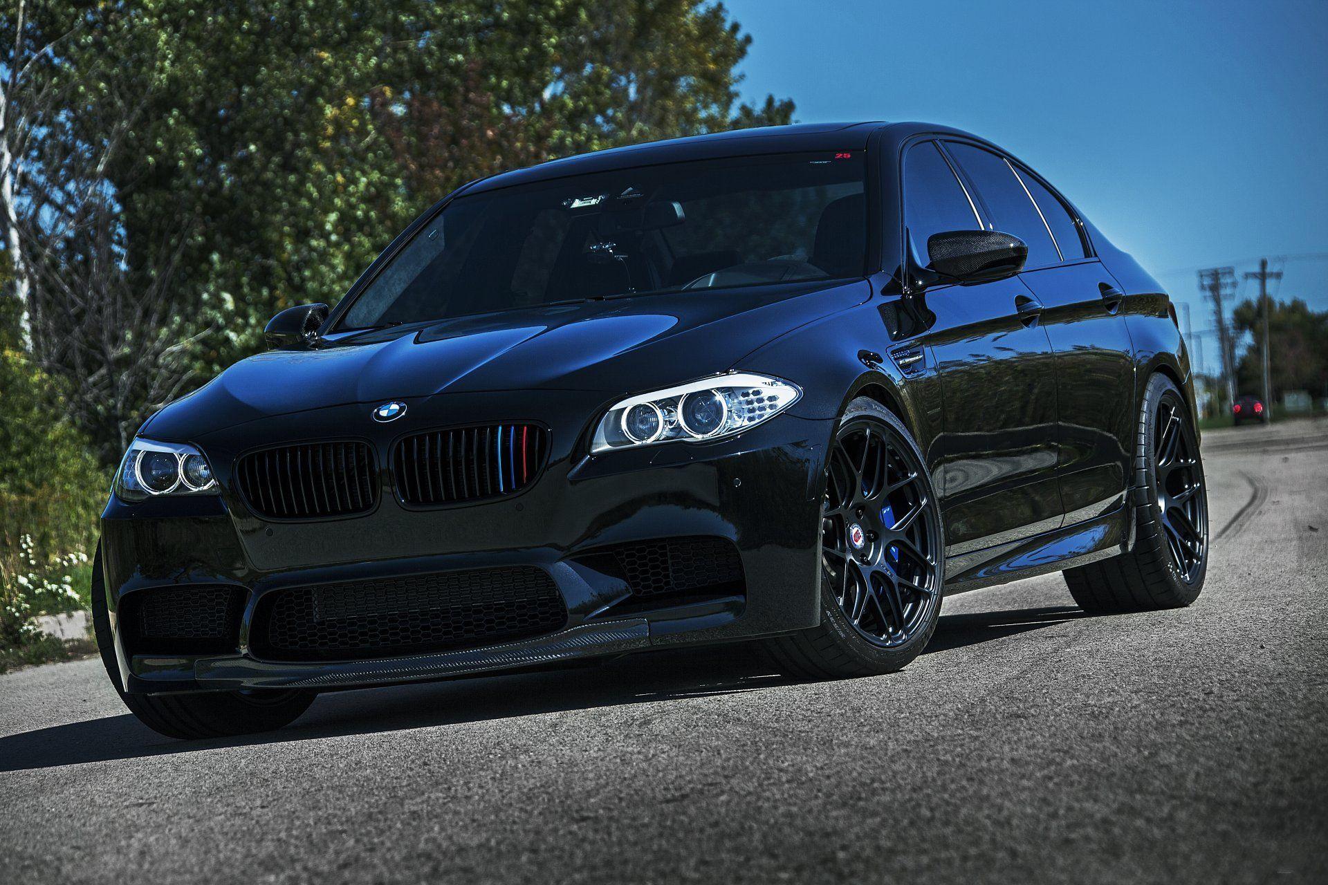 bmw m5 f10 black front sky pillars HD wallpapers