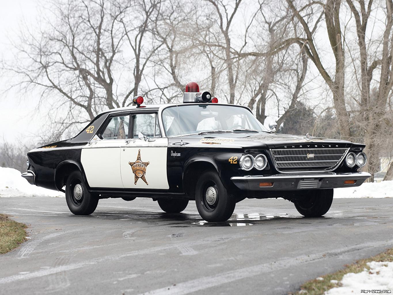 Wallpapers Chrysler Newport Police Cruiser 1963 automobile
