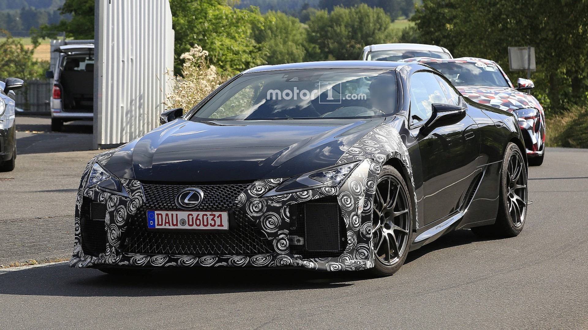 Lexus LC F Spotted Hiding Aggressive Front Fascia