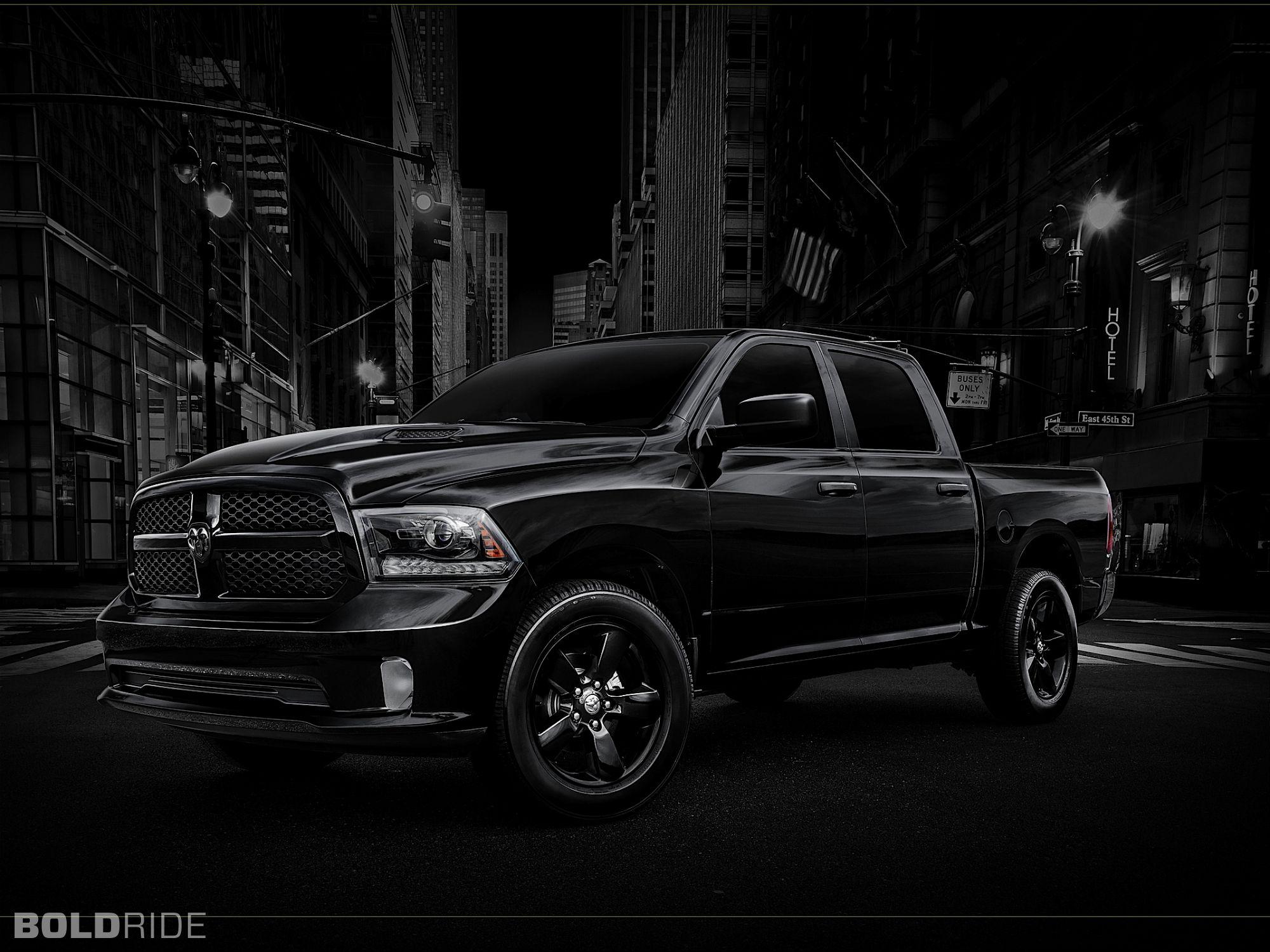 Black Dodge Ram 1500 Full HD Wallpapers and Backgrounds