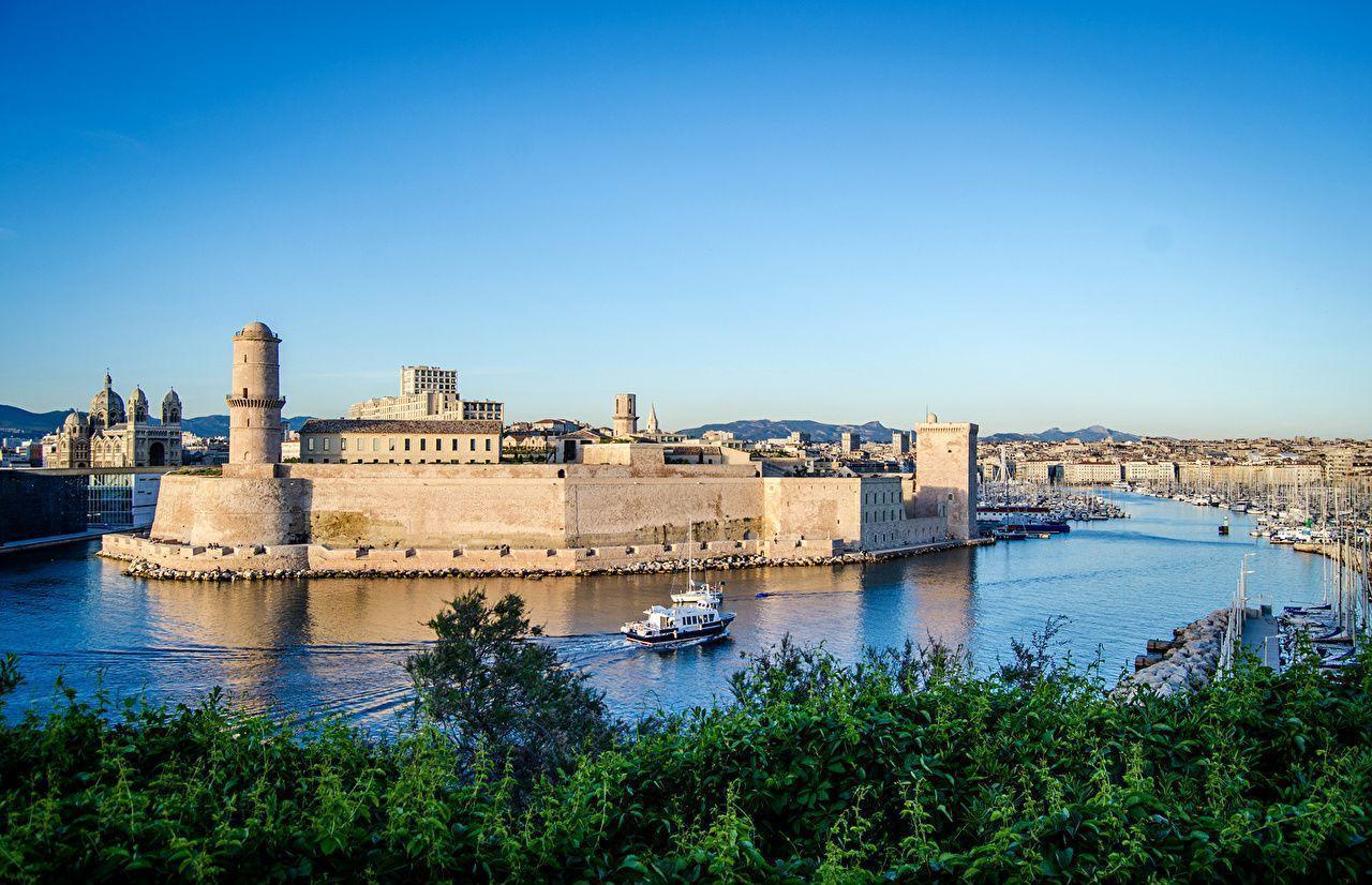 Picture Marseille France Fortification Fort Saint