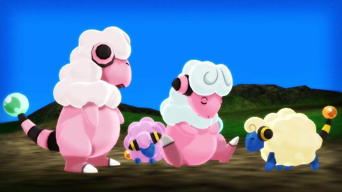 MMD PK Mareep and Flaaffy DL by 2234083174