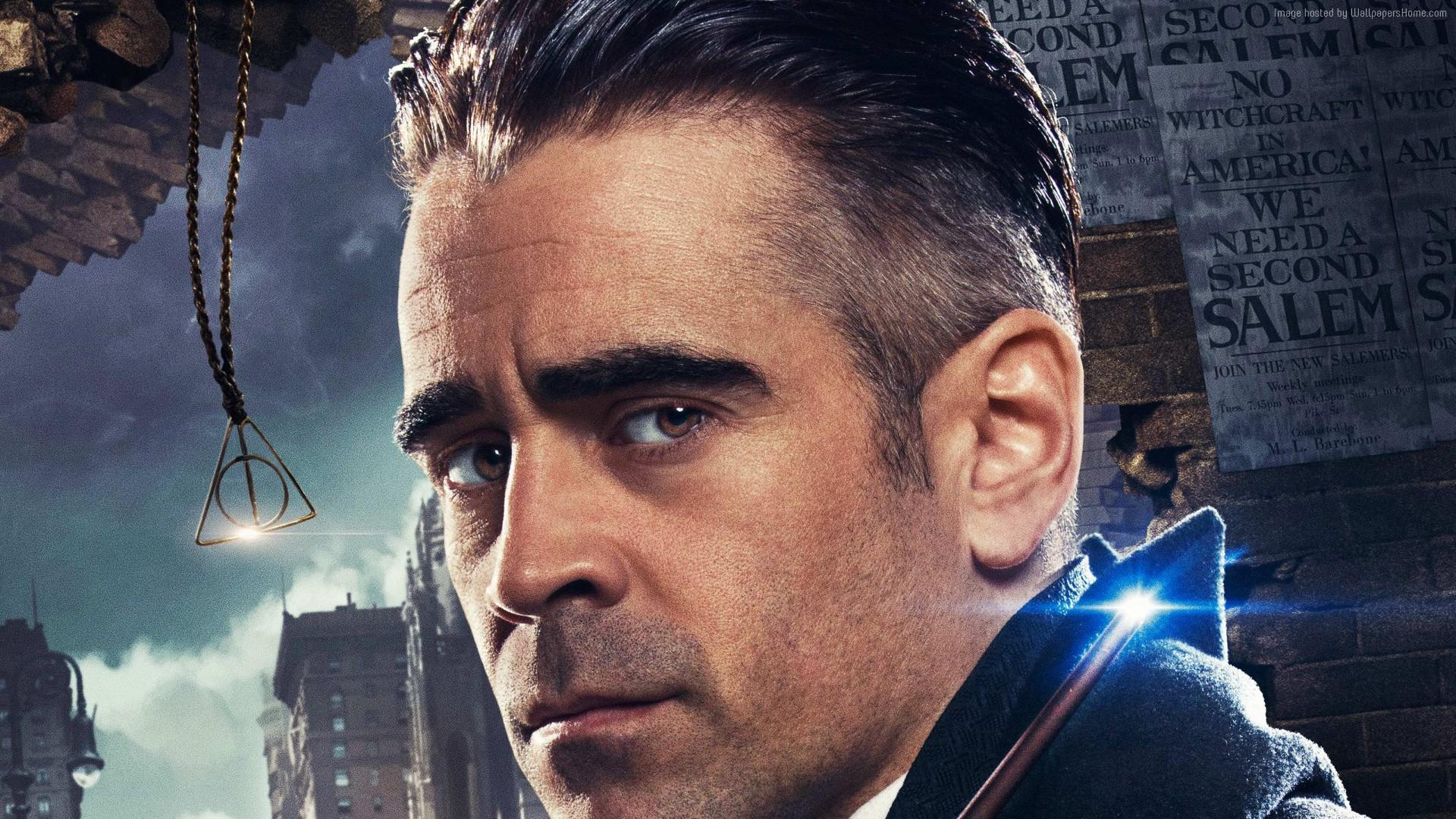 Percival Graves Colin Farrell Fantastic Beasts Poster Wallpapers