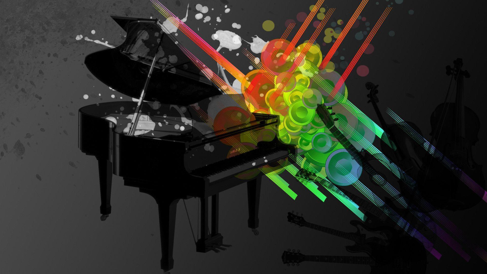 Colorful Piano Wallpapers Hd Image 3 HD Wallpapers