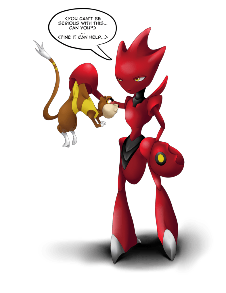 Watchog with scizor is scary by pinafta1