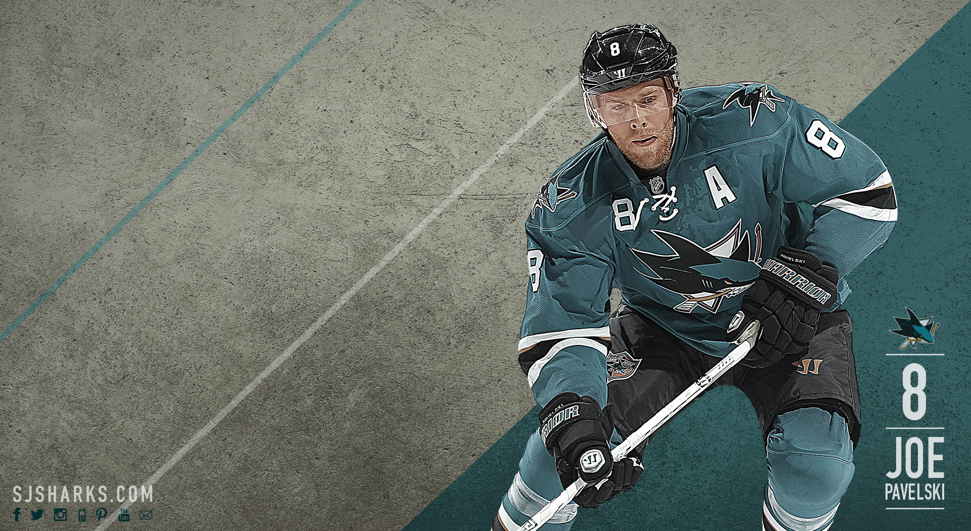 NHL San Jose Sharks Joe Pavelski wallpapers 2018 in Hockey