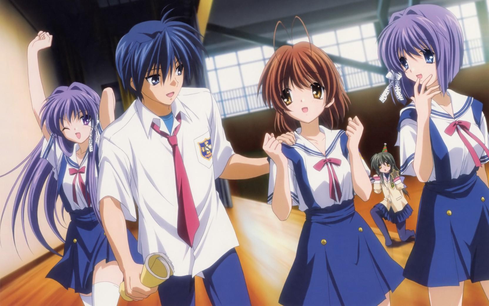 Athah Anime Clannad Nagisa Furukawa Fuuko Ibuki Tomoya Okazaki Kyou