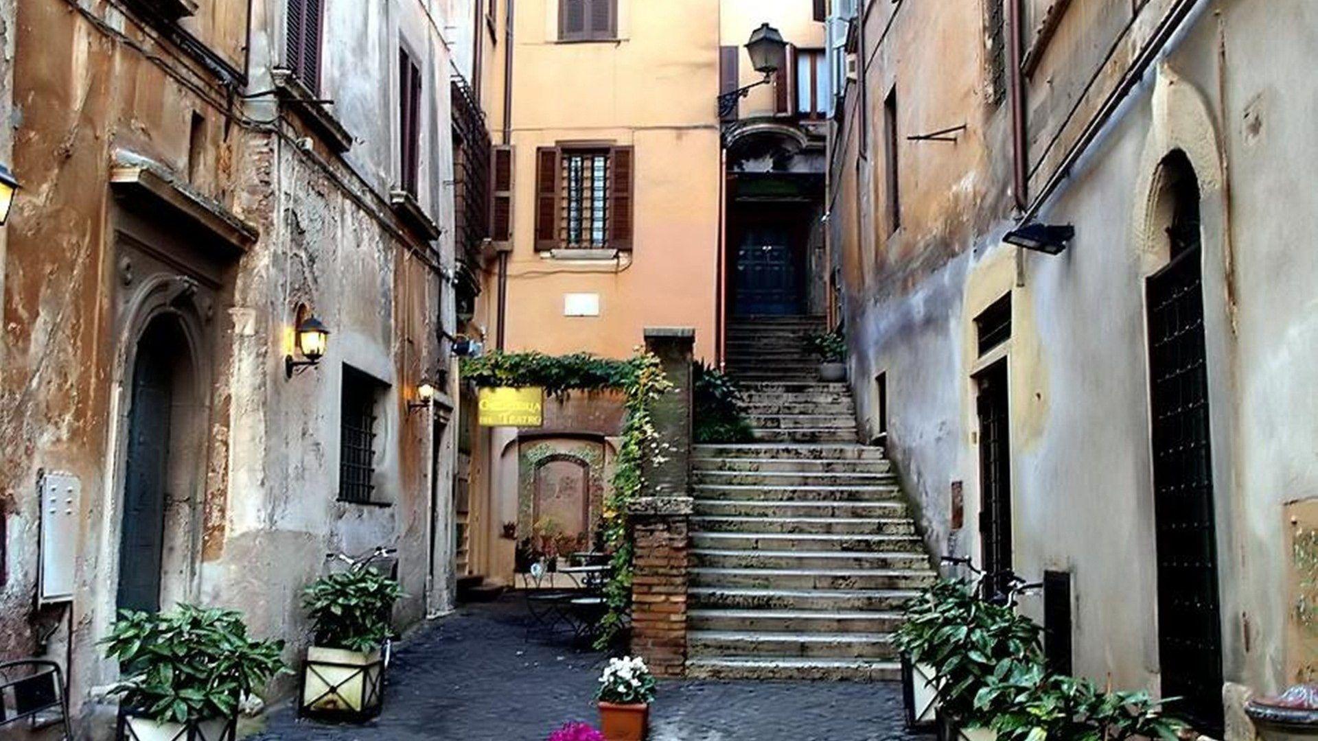 Houses: Small Sreet Palermo Beauty Huses Street Italy Stairs