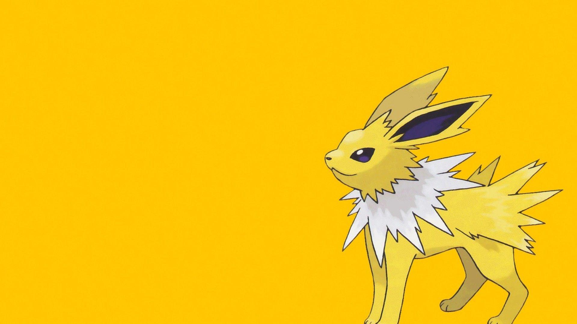 ScreenHeaven: Jolteon Pokemon simple backgrounds desktop and mobile