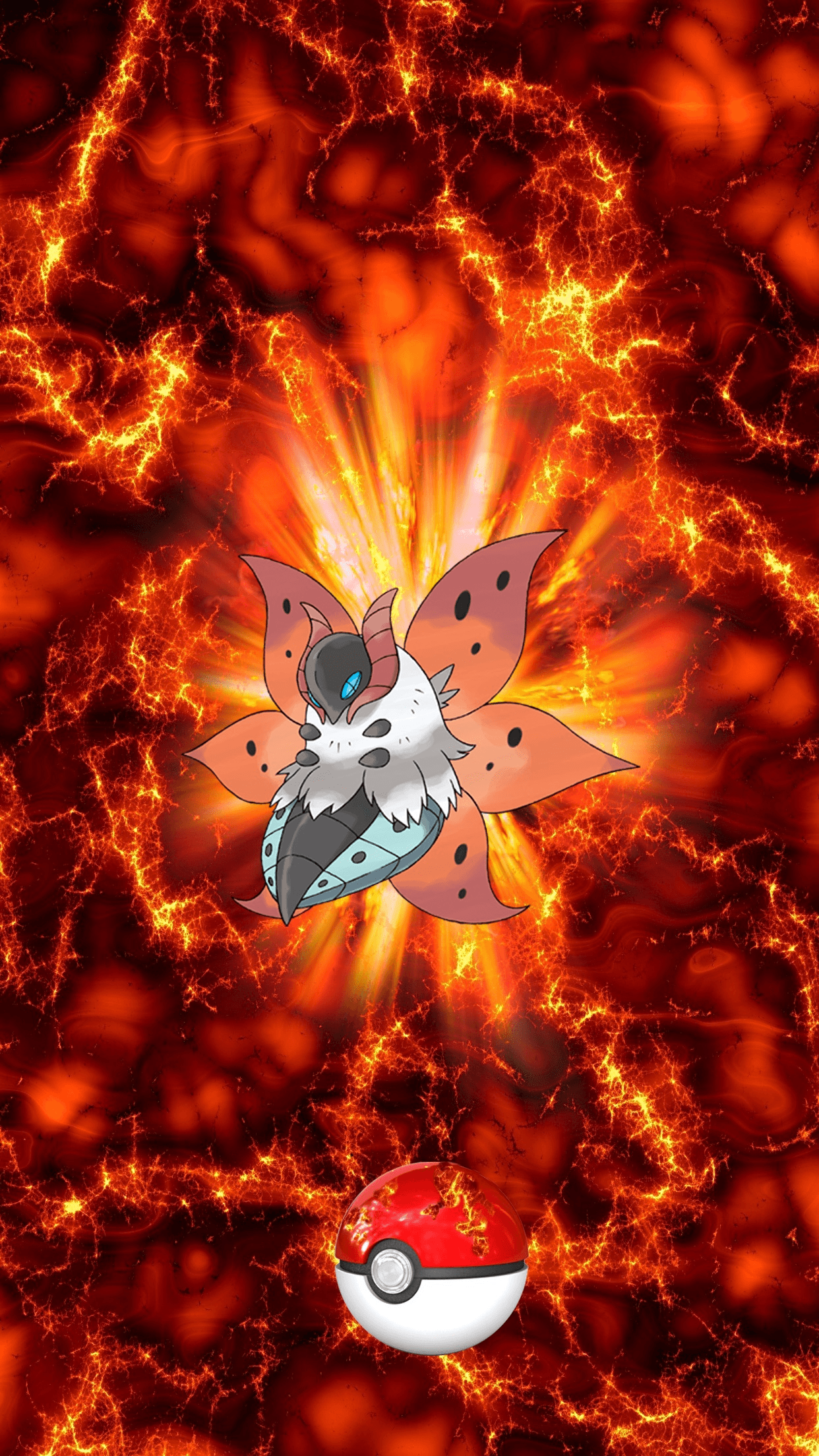 637 Fire Pokeball Volcarona Ulgamoth 17 Larvesta