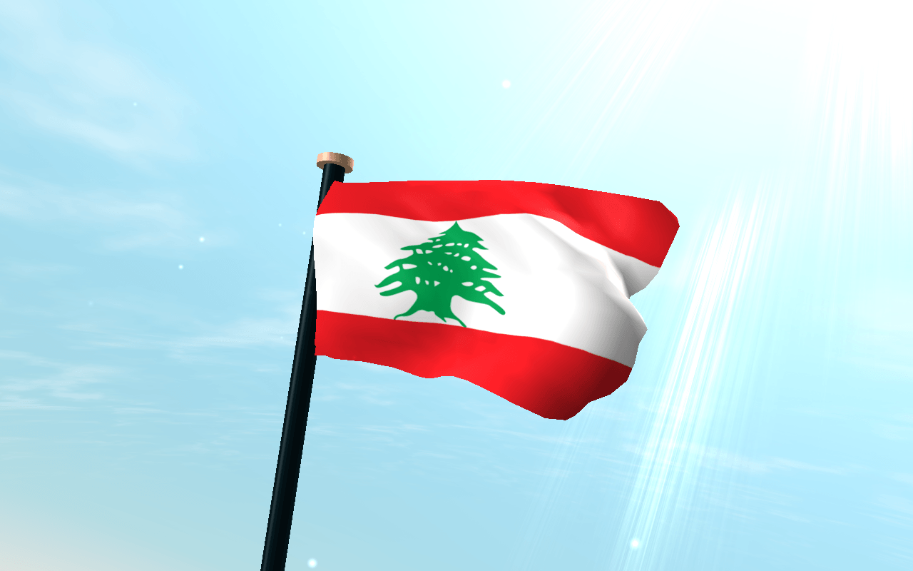 Lebanon Flag 3D Free Wallpapers