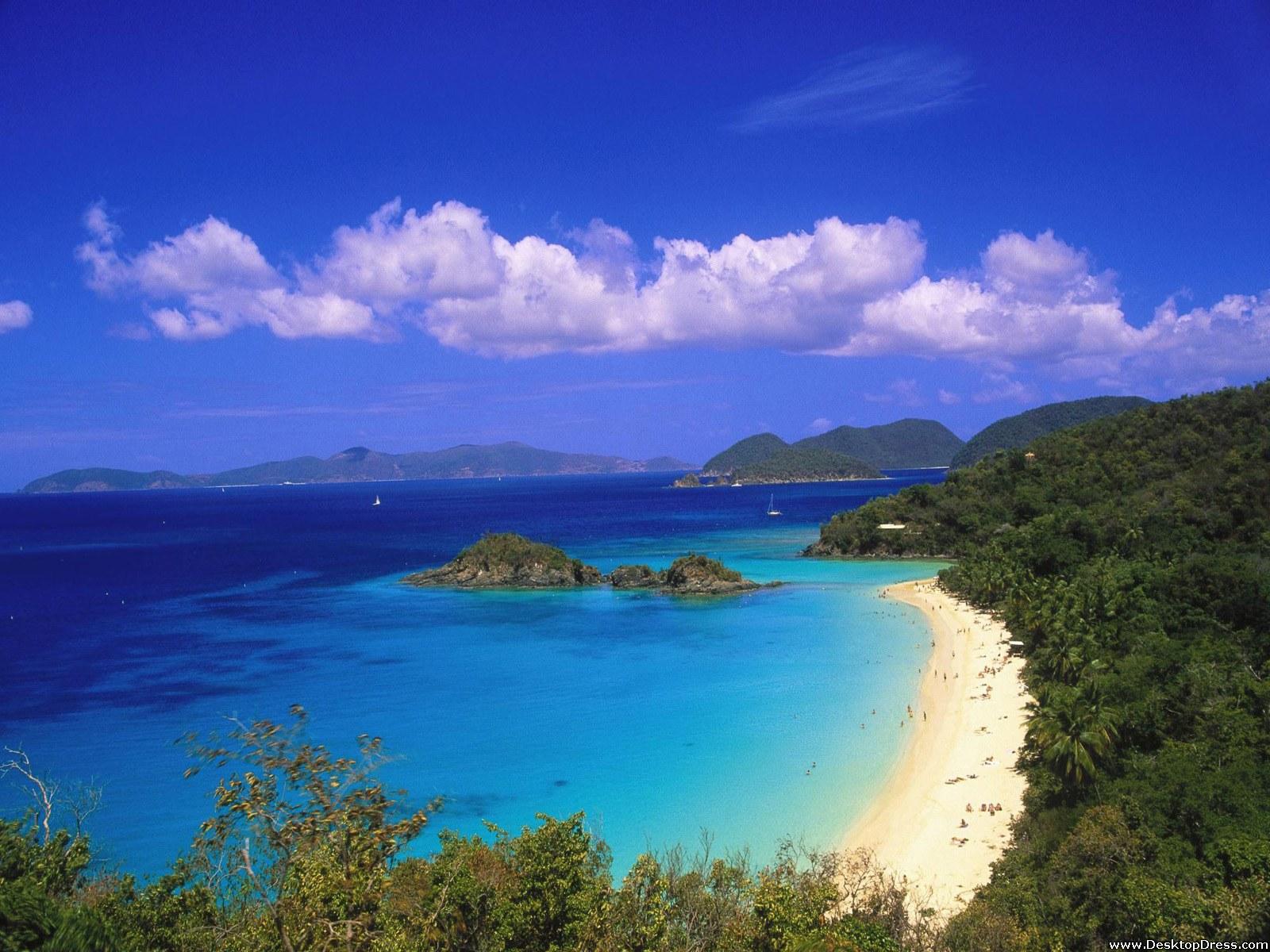 Desktop Wallpapers » Natural Backgrounds » Trunk Bay, us Virgin