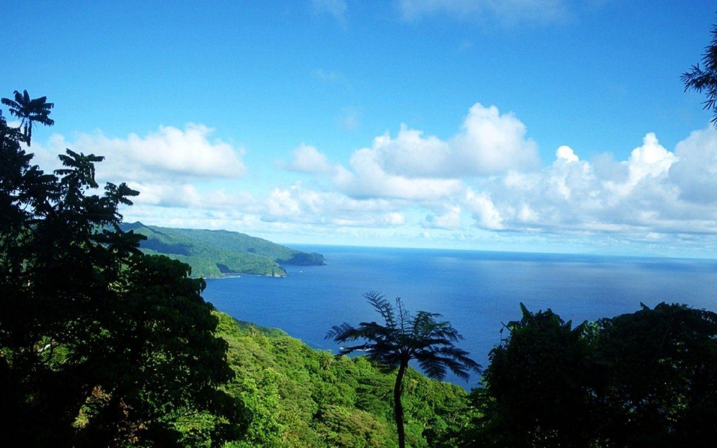 Mt alava american samoa national park united states wallpapers