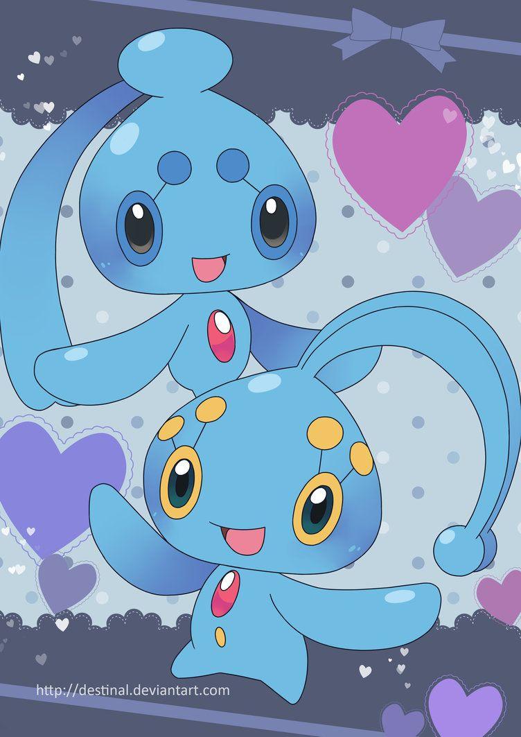 Manaphy and Phione Poster by Crystal