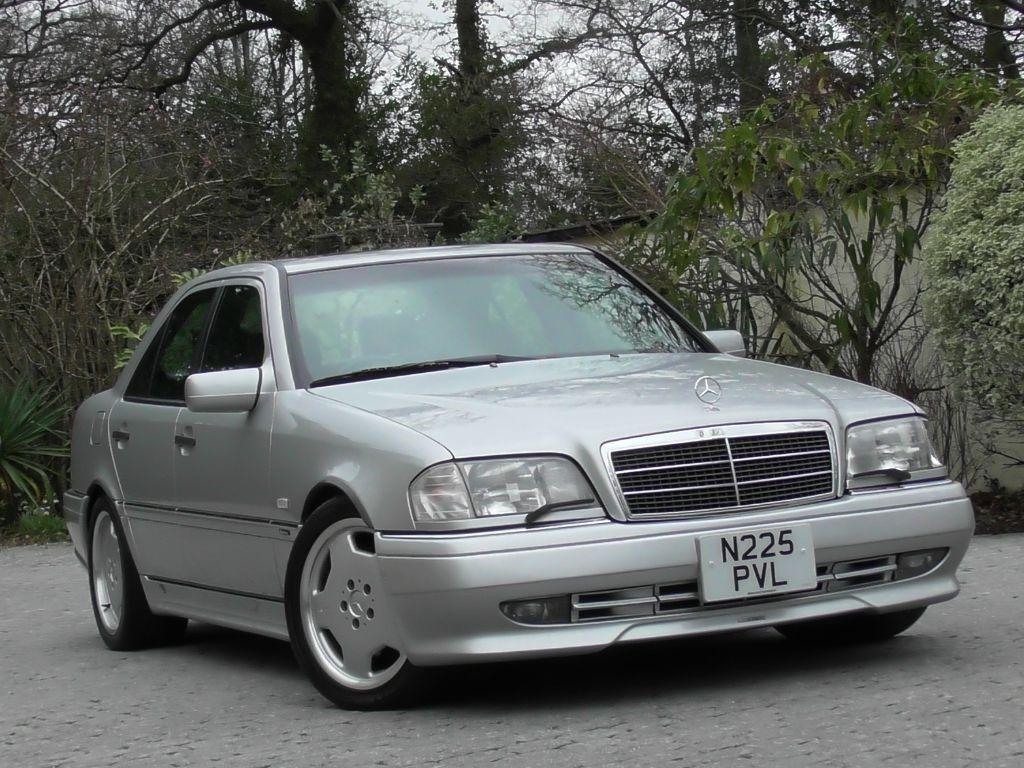 Used Brilliant Silver Met with Black Leather Mercedes C36 AMG For