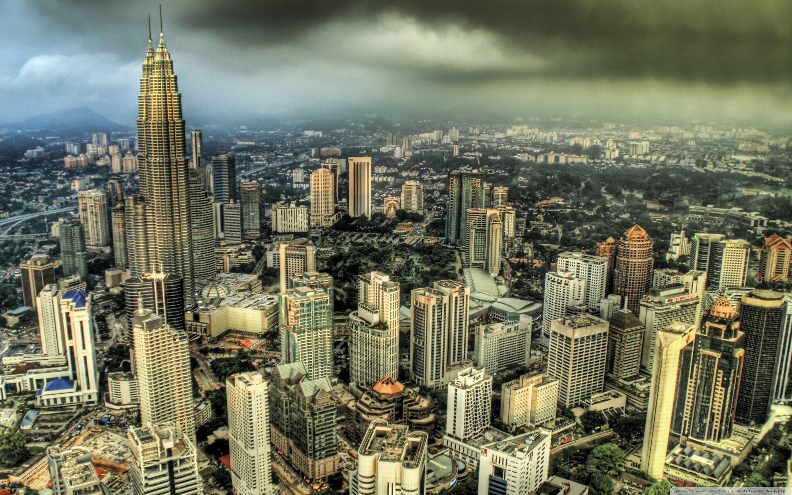 Petronas Towers, Kuala Lumpur, Malaysia HD desktop wallpapers