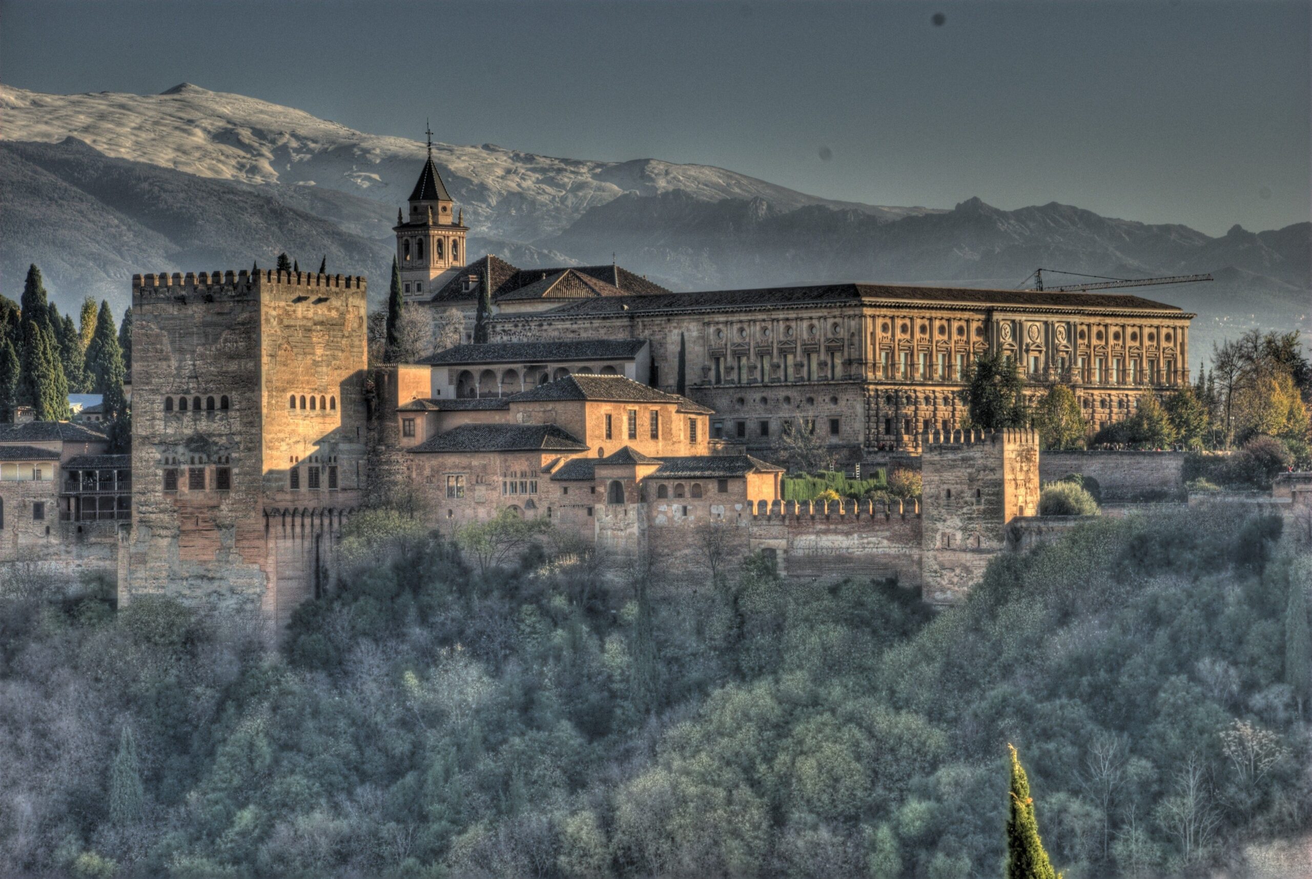 Alhambra Palace in Granada Spain Tourist Place Wallpapers