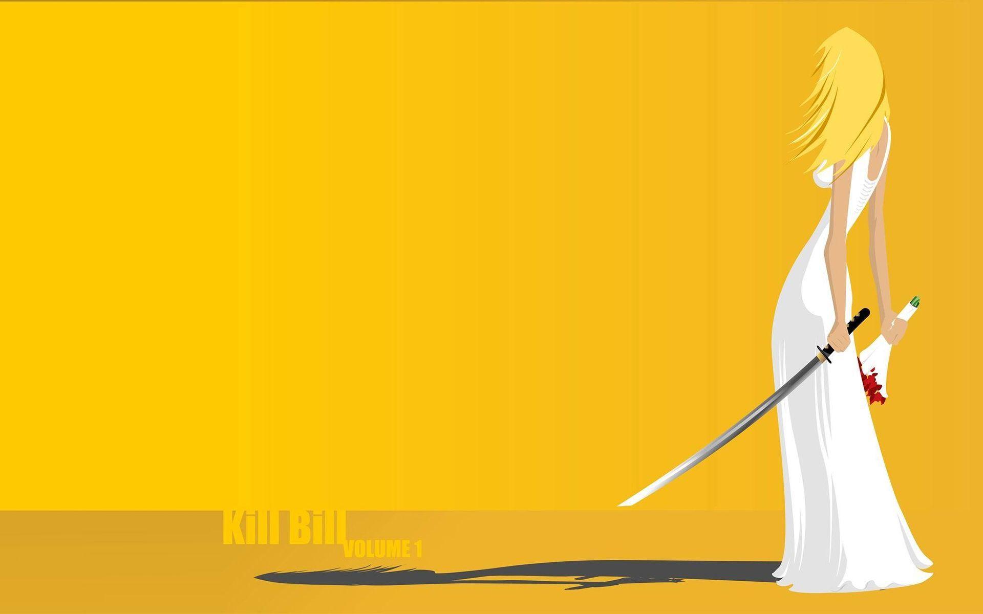 Kill Bill Sword Katana Yellow wallpapers