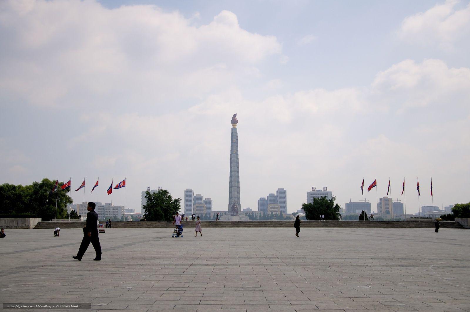 Download wallpapers area, Pyongyang, North Korea, home free desktop