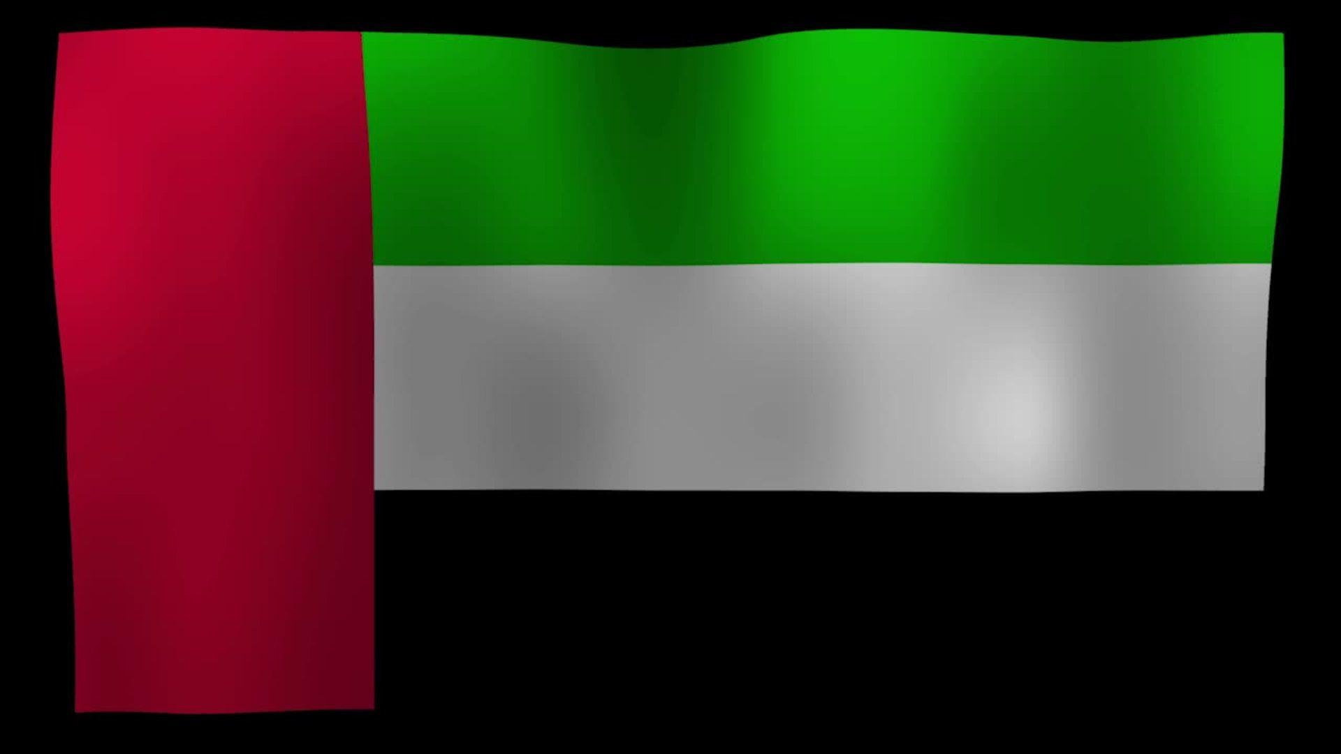 The United Arab Emirates Flag 4K Motion Loop After Effects Template