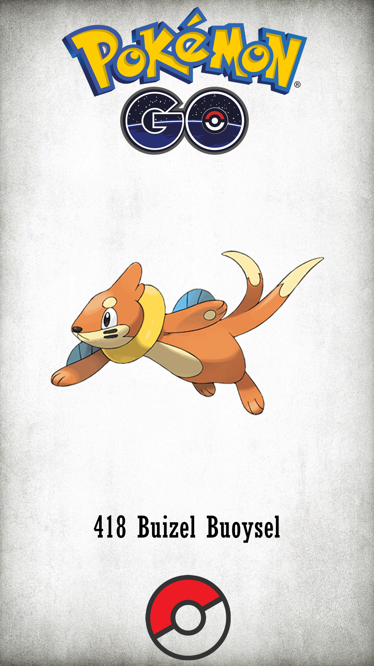 418 Character Buizel Buoysel