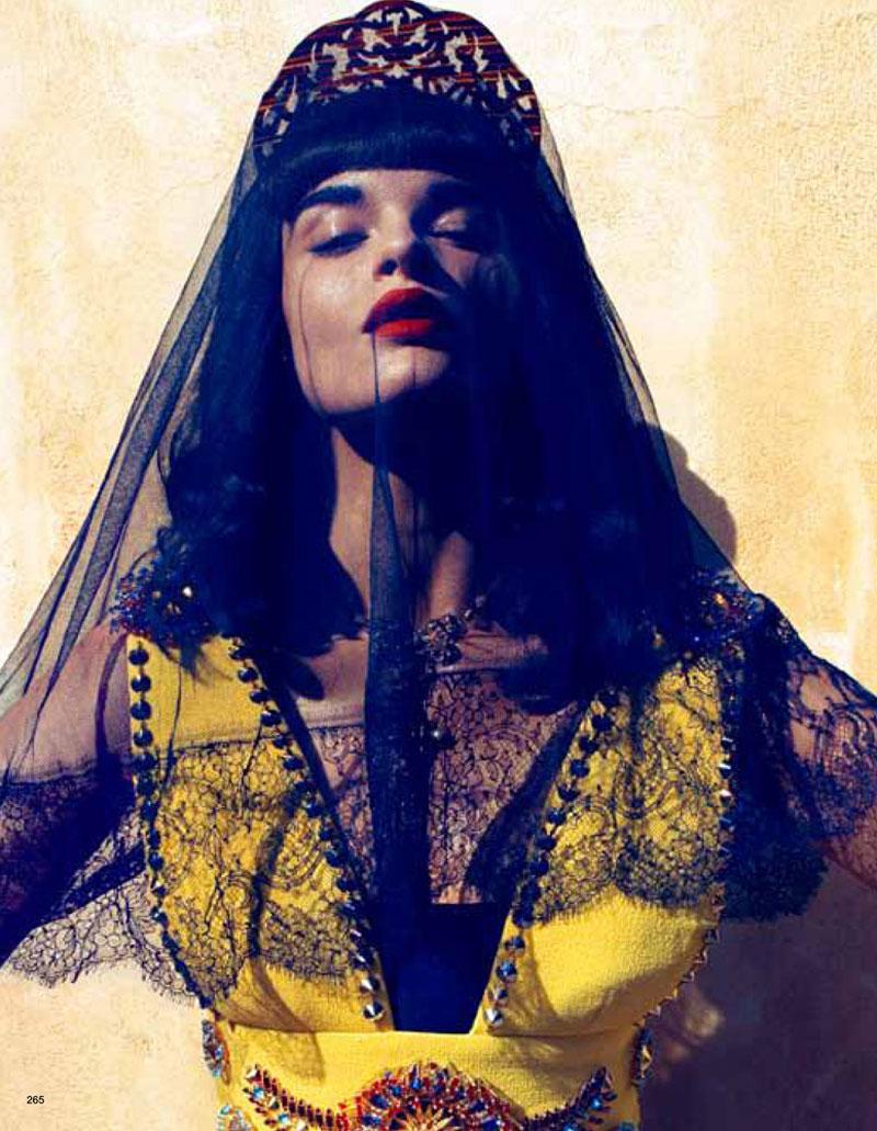 Crystal Renn by Camilla Akrans for Vogue Japan June 2012